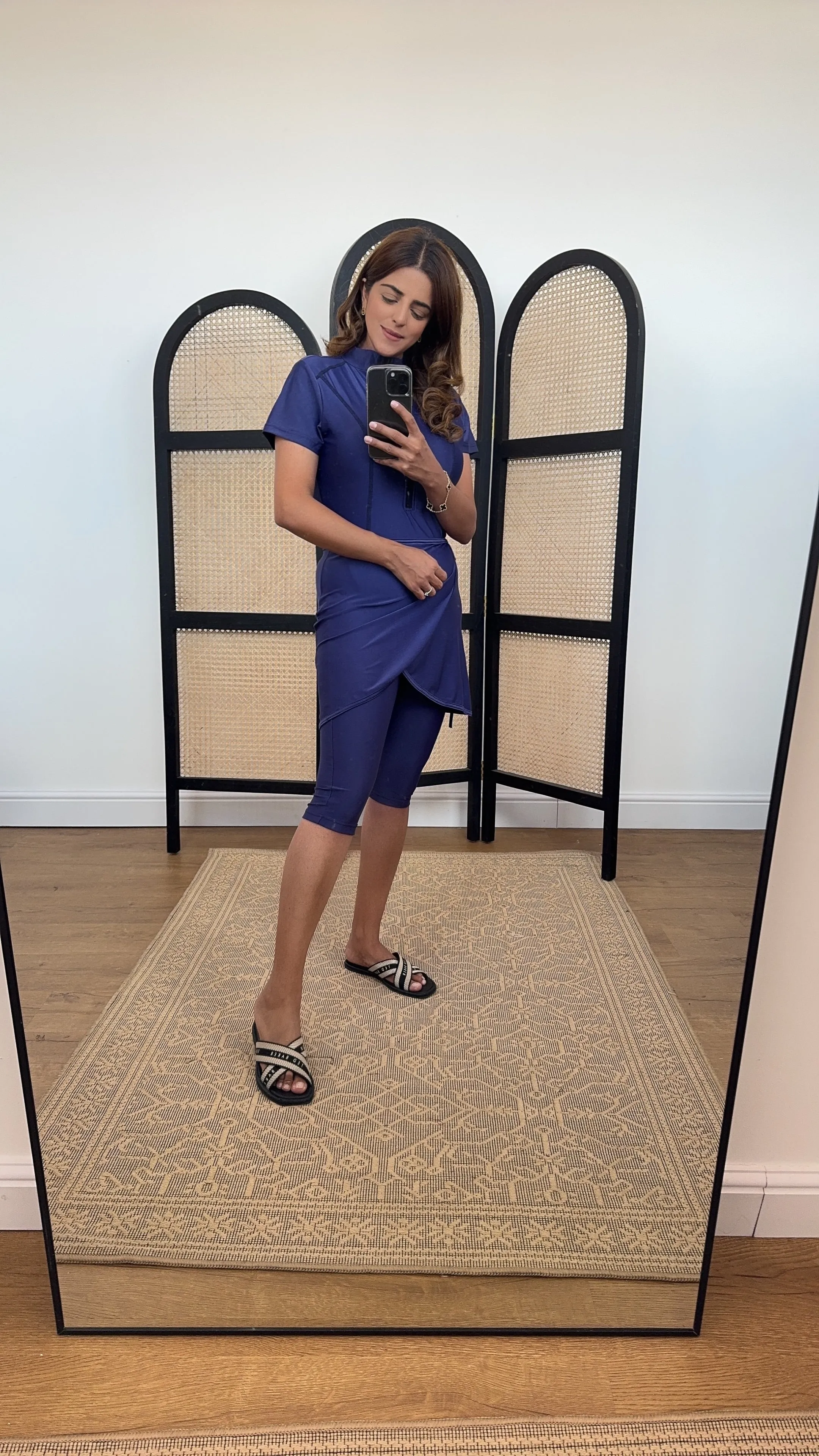 Zania swimwear in Navy
