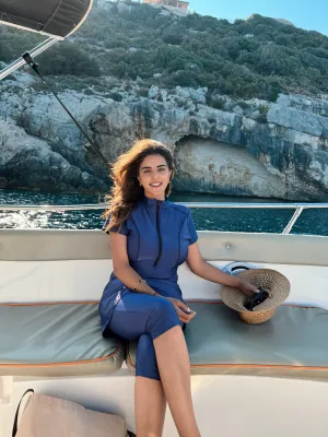 Zania swimwear in Navy